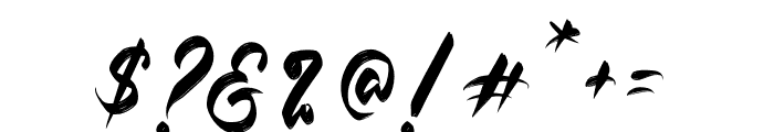 Kashina-Regular Font OTHER CHARS