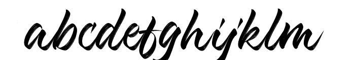 Kashina-Regular Font LOWERCASE