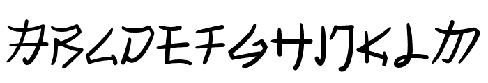 Kashiwa-Regular Font UPPERCASE