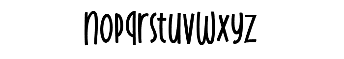 Kasstengels Font LOWERCASE