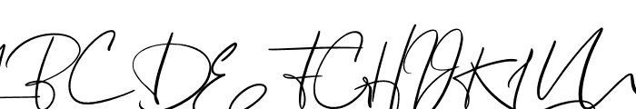 Katagami Signature Font UPPERCASE