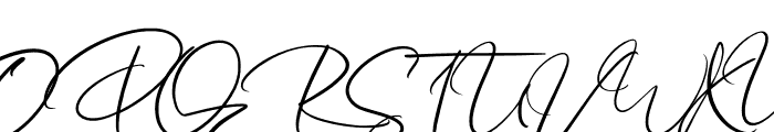 Katagami Signature Font UPPERCASE