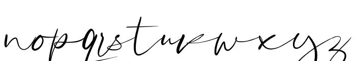 Katagami Signature Font LOWERCASE