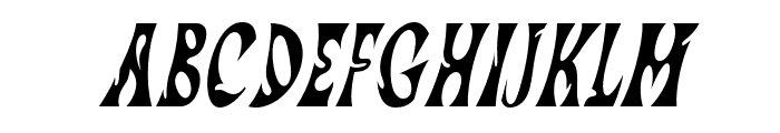 Kataleya Condensed Italic Font UPPERCASE
