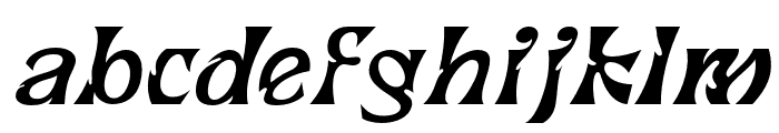 Kataleya Expanded Italic Font LOWERCASE