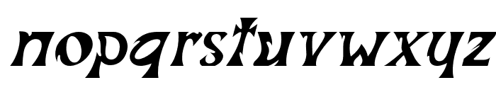 Kataleya Expanded Italic Font LOWERCASE
