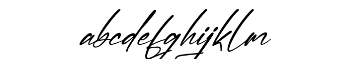 Katedryllon Italic Font LOWERCASE