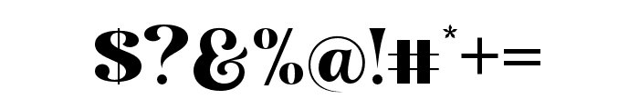 Kathak Regular Font OTHER CHARS