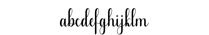 Katharine-Regular Font LOWERCASE