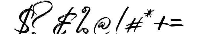 Katherina Signature Regular Font OTHER CHARS