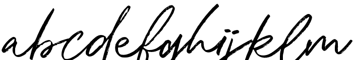Katherina Signature Regular Font LOWERCASE
