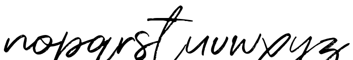 Katherina Signature Regular Font LOWERCASE