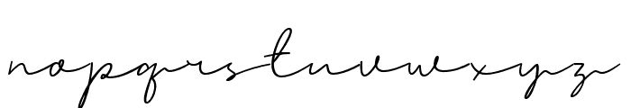 Katheriny Signature Regular Font LOWERCASE