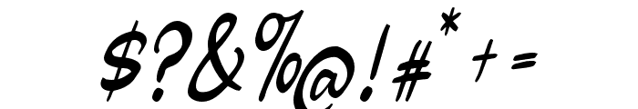 Kathica Script Regular Font OTHER CHARS