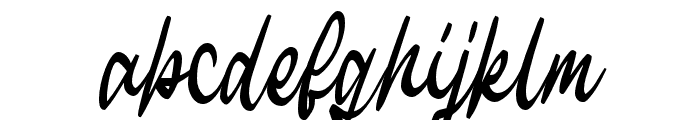 Kathica Script Regular Font LOWERCASE