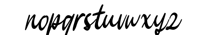 Kathica Script Regular Font LOWERCASE