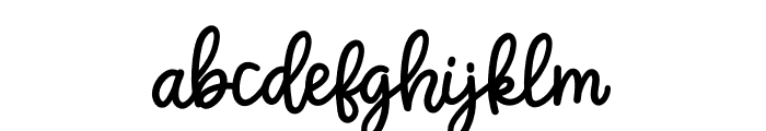 Kathline Font LOWERCASE