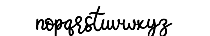 Kathline Font LOWERCASE