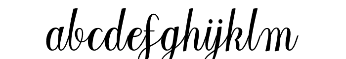 KatihiaScript Font LOWERCASE