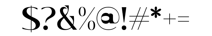 Katoria Sans Regular Font OTHER CHARS