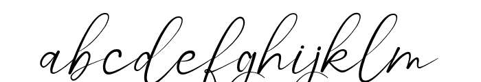 Katoria Script Regular Font LOWERCASE