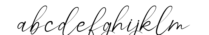 KatoriaScript-Regular Font LOWERCASE