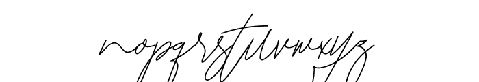 Katrina Signature Font LOWERCASE