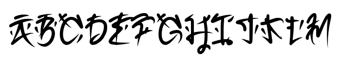 Kattana-Regular Font UPPERCASE