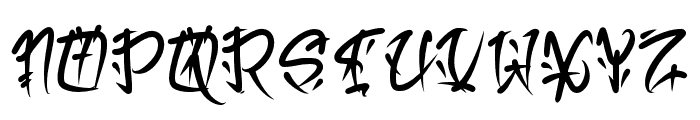 Kattana-Regular Font UPPERCASE