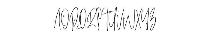 KattyWells Font UPPERCASE