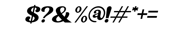Kavala-Italic Font OTHER CHARS