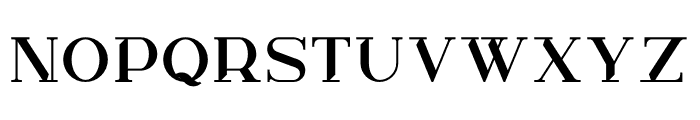Kavo Serif Bold Styled Font UPPERCASE