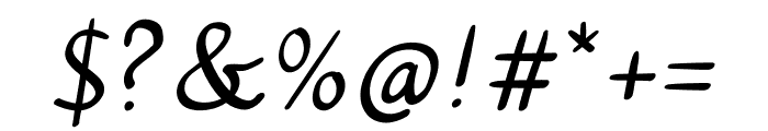 Kawinthida Regular Font OTHER CHARS