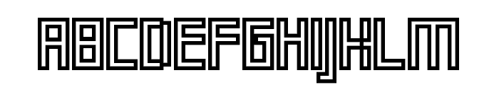 KayKhosrow Inline Font LOWERCASE