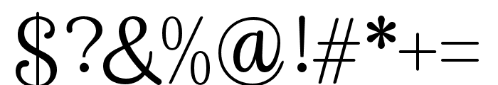 Kayane-Regular Font OTHER CHARS