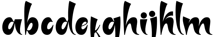 Kaydia Font LOWERCASE
