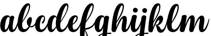 Kaydon Regular Font LOWERCASE