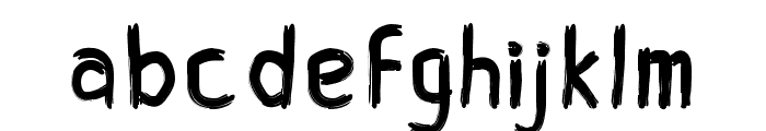 KayeeBrush Font LOWERCASE