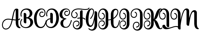 Kayla Magnolia Regular Font UPPERCASE