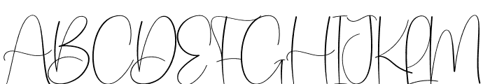 Kayla Signature Font UPPERCASE