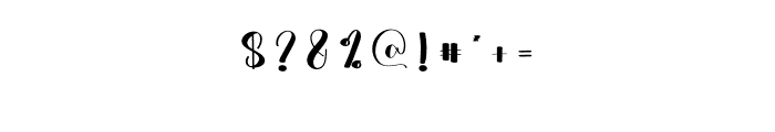 Kayla1 Font OTHER CHARS