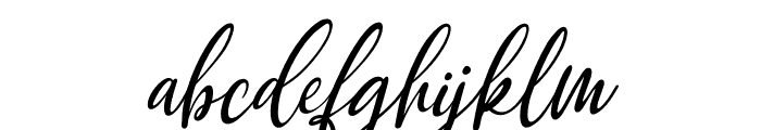 Kayliee Mightness Italic Font LOWERCASE