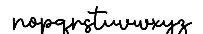 Kayline Font LOWERCASE