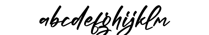 Kaylum Hutton Font LOWERCASE