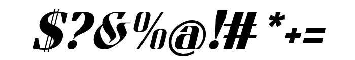 Kayserberg Italic Font OTHER CHARS