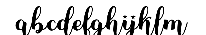 Kaysha Font LOWERCASE
