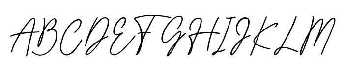 Keanister-Regular Font UPPERCASE