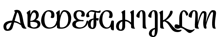 Kecap Regular Font UPPERCASE