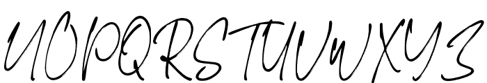 Kedsitta_signature Font UPPERCASE