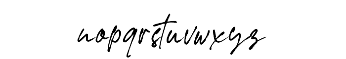 Kedsitta_signature Font LOWERCASE